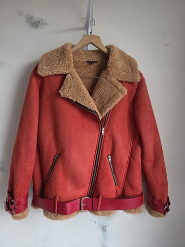 Floryday coral red orange faux - floryday,