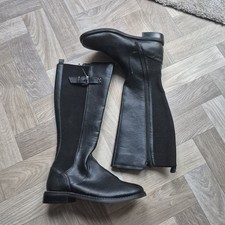 John Lewis Knee Boots Black UK