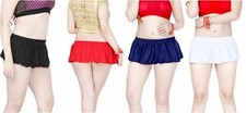 Women's Micro Mini Skirt Ladies Short Skirts Girls Rara High Waist Stretch 6-20