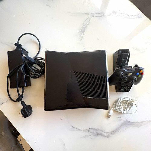 Microsoft xbox 360 black 250gb - 360,