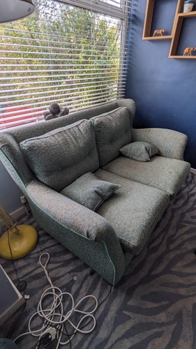 Duresta sofa green designed - sofa,, green,