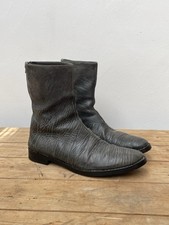 Carol Christian Poell col. 19 CUL tornado zip  boots. Size CCP 9. 