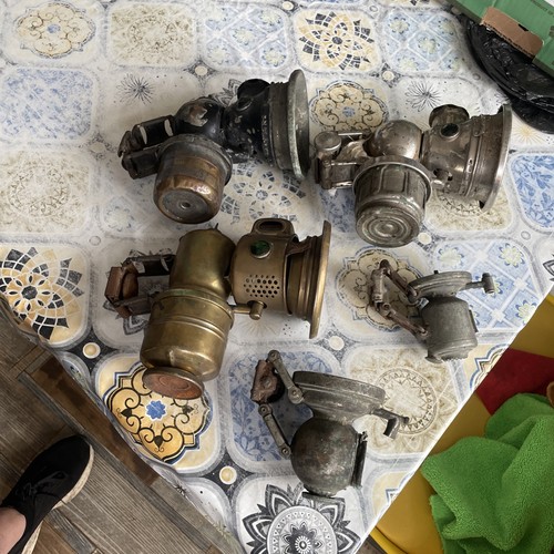 Carbide lamps job lot lucas - carbide,