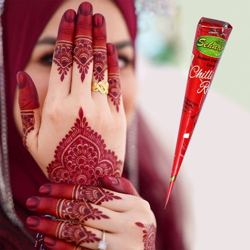 Dark brown henna cone - dark,
