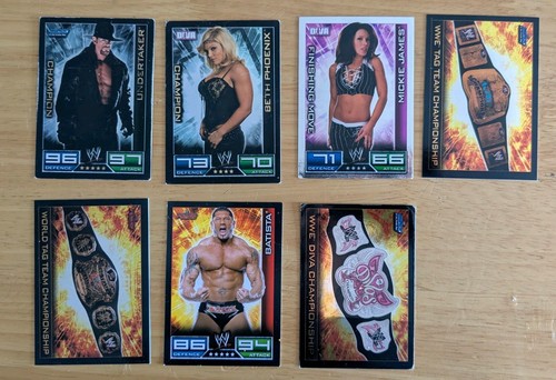 Topps wwe slam attax 2008 - topps,