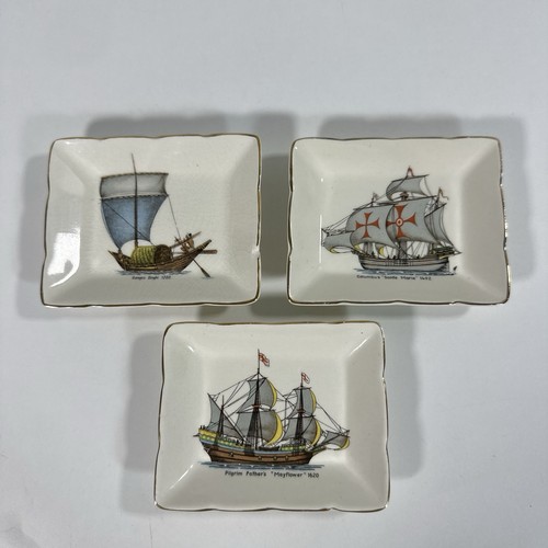 Sandland ware pin dishes - sandland,