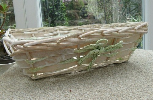 Large wicker rattan basket - wicker,