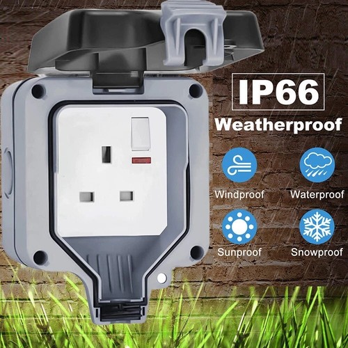 Ip66 waterproof outdoor 13a - ip66,