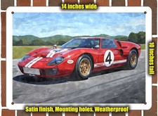 Metal Sign - 1966 Ford GT40 2
