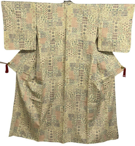 Japanese vintage kimono pure - vintage,