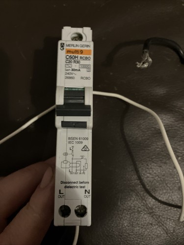 Merlin gerin rcbo amp - merlin, 30ma