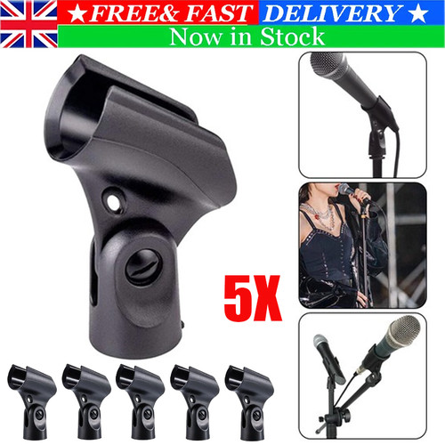 Microphone mic clip holder - 5x,