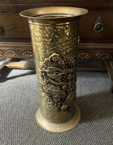 Vintage brass umbrella - umbrella, /