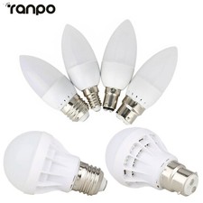 LED Globe Candle Light Bulbs