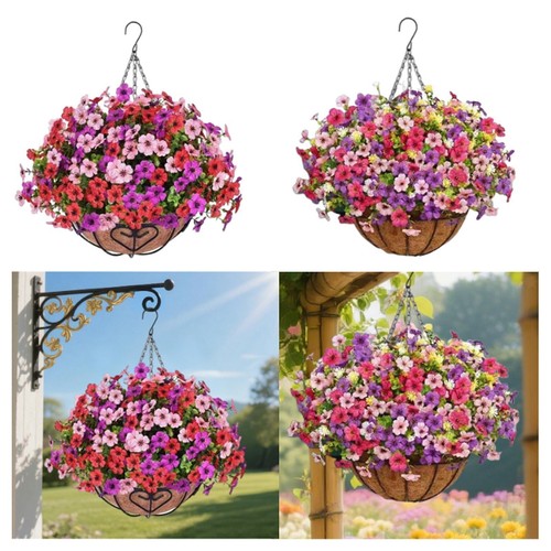 Hanging artificial flowers - hanging,
