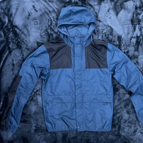 Blue north face - face, windbreaker