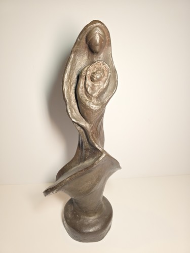 Bronze effect madonna - effect, child