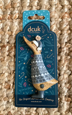 DCUK Wooden Duck Company Small Hanging Alpine Dinky Duck Christmas Decoration BN