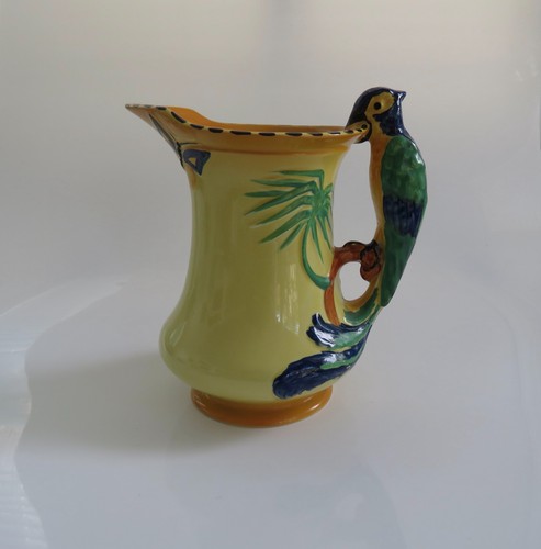 Burleigh ware parrot - parrot, jug