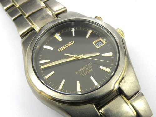 Mens vintage seiko kinetic - vintage,