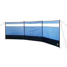 Windbreak in Carry Bag "Deluxe"  5 metre 3 panel MISTRAL caravan motorhome blue
