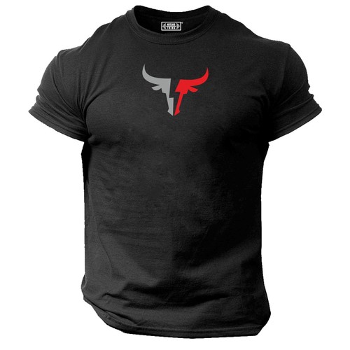 Bull head shirt gym - bull,