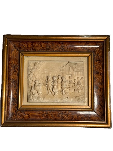 Vintage framed bas - vintage, relief