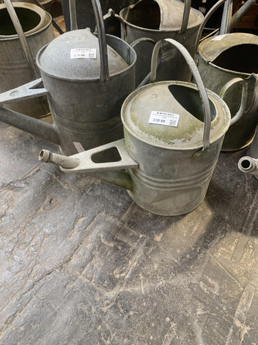 Vintage galvanised watering - vintage,