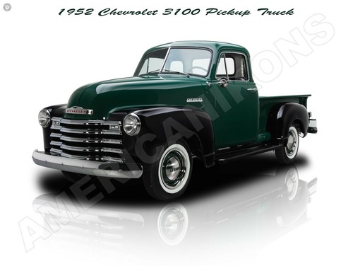 1952 chevrolet 3100 pickup - 1952,