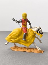Timpo Toys Medieval Knight Riding, Red/Yellow