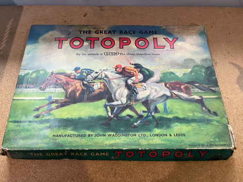 Totopoly horse racing board - horse,