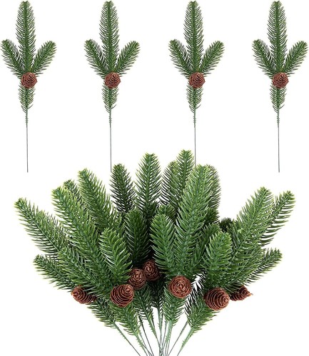 15pcs pine needle cone plant - needle,