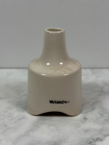 Vintage nutbrown cream ceramic - vintage,