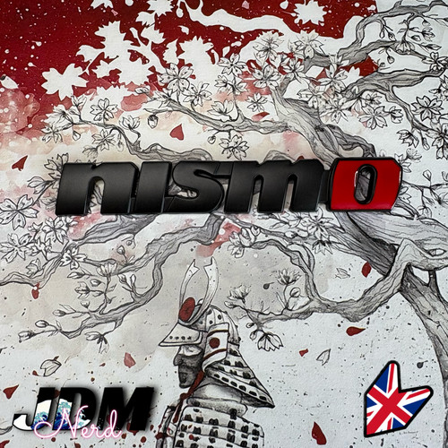 Nismo style car boot badge - nismo,