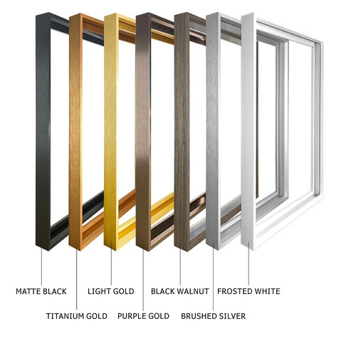 Aluminum canvas picture frame - aluminum,