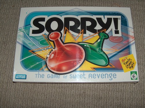 Sorry parker brothers hasbro - parker, brothers/hasbro