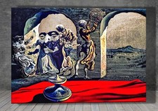 Salvador Dali Invisible Bust of Voltaire CANVAS PAINTING ART PRINT 1818