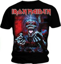 Official Iron Maiden T Shirt Eddie A Real Dead One Black Classic Rock Metal Band