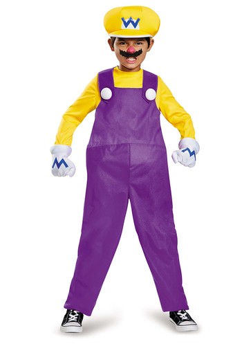Kids wario deluxe costume - kids,