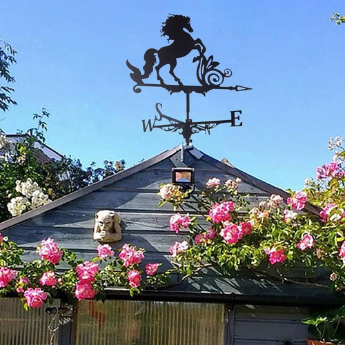 Metal horse weathervane - metal,