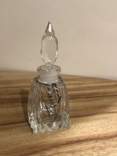 Vintage Clear Glass And Silver