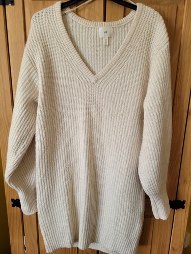 Women cream rib knit - women’s, rib-knit