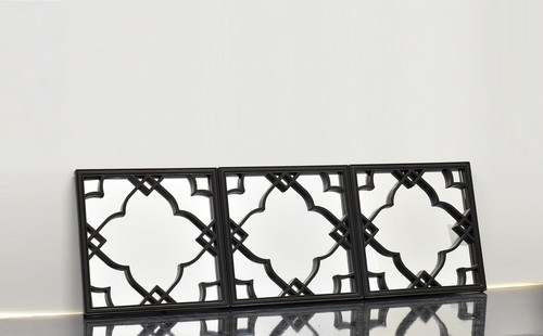Set silver moroccan tile - set, 3