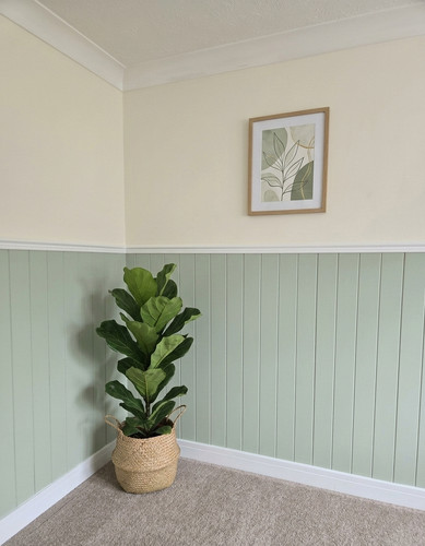 Diy wall panelling grooved - diy, v
