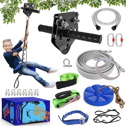 Zip line kit 500lb 80ft - zip,