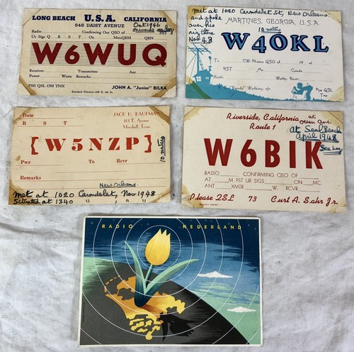 Vintage qsl cards - qsl, cards,