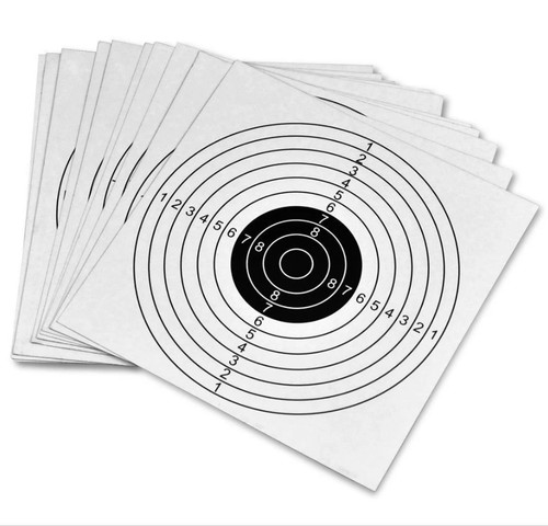 14cm 100 card target - 100, 4