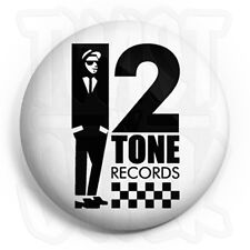 2-Tone Records - 25mm Rude Boy, Ska & Mod Button Badge with Fridge Magnet Option