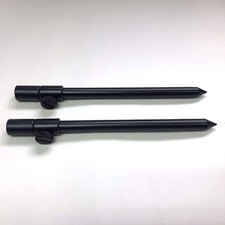 2 x 20-30cm Black Carp Coarse Ali Aliminium BankSticks Bank Sticks Fishing
