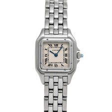 CARTIER Panthere SM W25033P5 Silver WATCH 689105